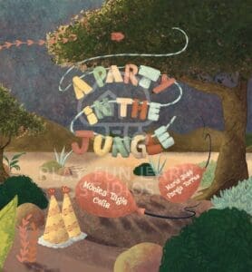 Portada libro Fiesta en la selva en inglés - A party in the jungle