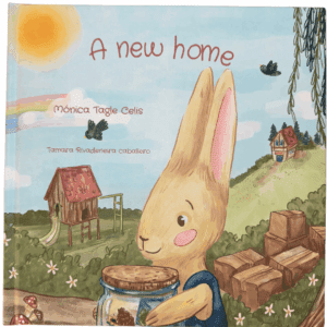 Cover of “A New Home” – English children’s book about moving house