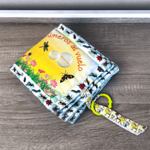 Libro sensorial de tela para bebés Números al Vuelo