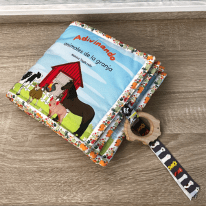 libro sensorial animales de la granja para bebés Play Fun Learn Studios