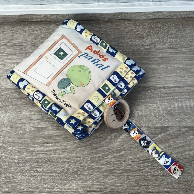 libro de tela para dejar el pañal Adiós Pañal Play Fun Learn Studios